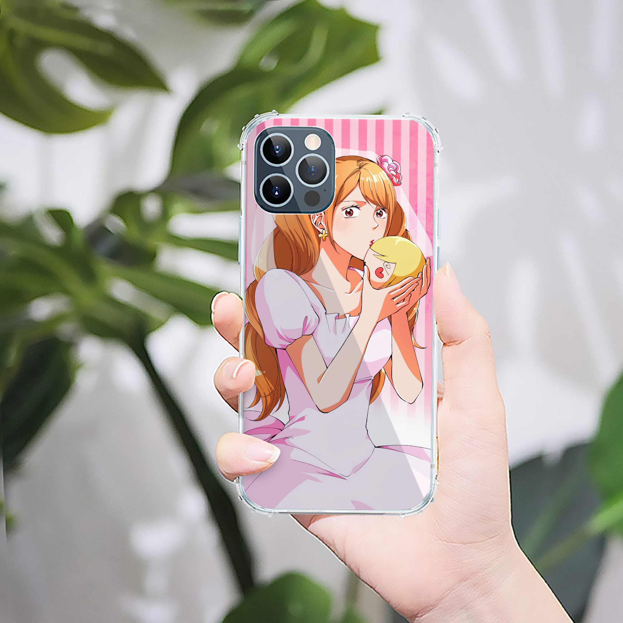 （画像用） ワンピース ONE PIECE 【iPhone 12シリーズ対応】透明スマホケース（クリアソフトケース）